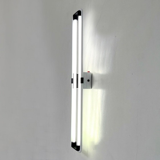 Image 1 of White Neon Wall Lamp by Gian N. Gigante for Zerbetto, 1980s