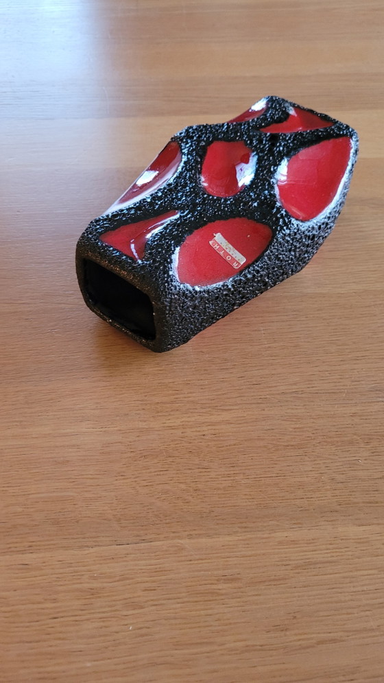Image 1 of Roth Keramik fat lava vaas - jaren 60
