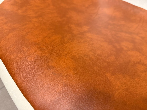 Vitra | Eames | RAR | Cognac + fibra di vetro pergamena | 2 pezzi – Sedie a dondolo, Pelle, Legno (photo 7 of 12)