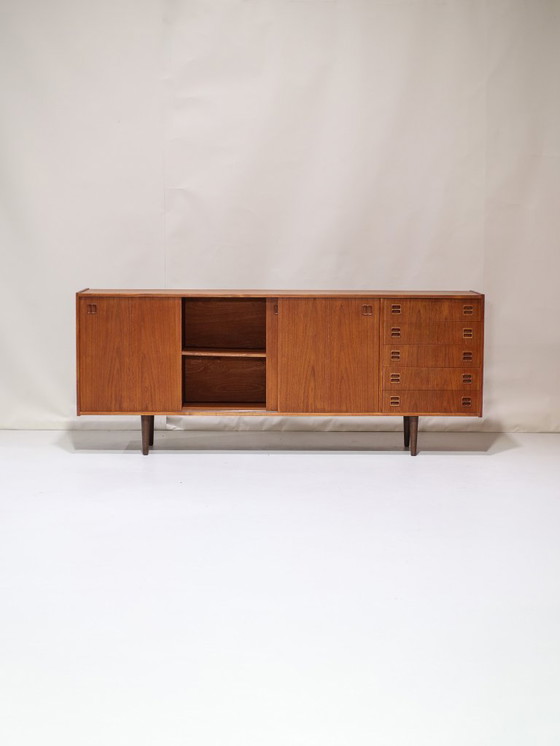 Image 1 of Dressoir Deens vintage teakhout tv-meubel 1960s