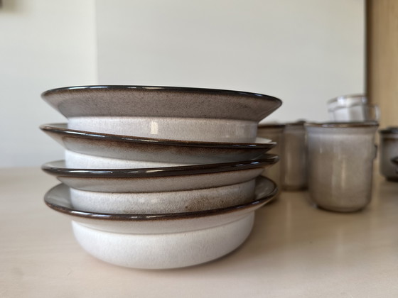 Image 1 of stoviglie vintage Ceramica De Driehoek Huizen - serie Amsterdam Grès