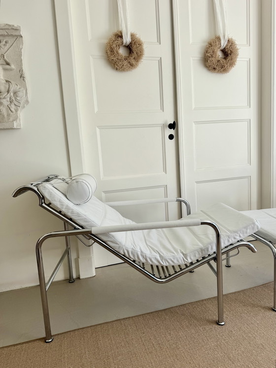 Image 1 of Genni Chaise Lounge e Pouf Gabriele Mucchi per Zanotta