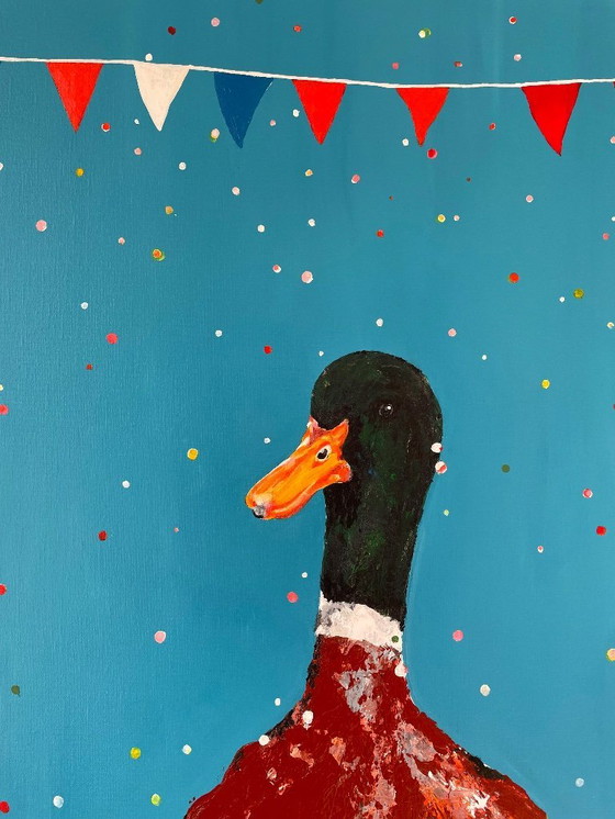 Image 1 of Painting of a runner duck