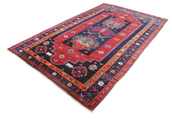 Image 1 of Antieke Russische Kaukasische Ghazni Kazak Shirvan, meer dan 100 jaar oud, 280 x 175 cm