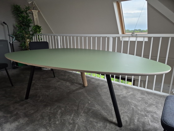 Image 1 of Green circlip dining table by Castelijn