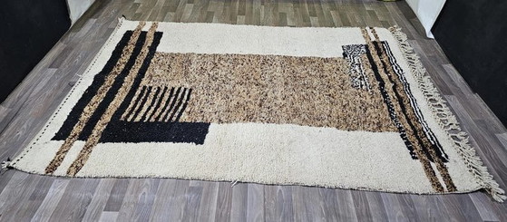 Alfombra bereber marroquí hecha a mano, de elaboración tradicional, tamaño 200/300 cm. – Ahrend, Wool (photo 7 of 7)