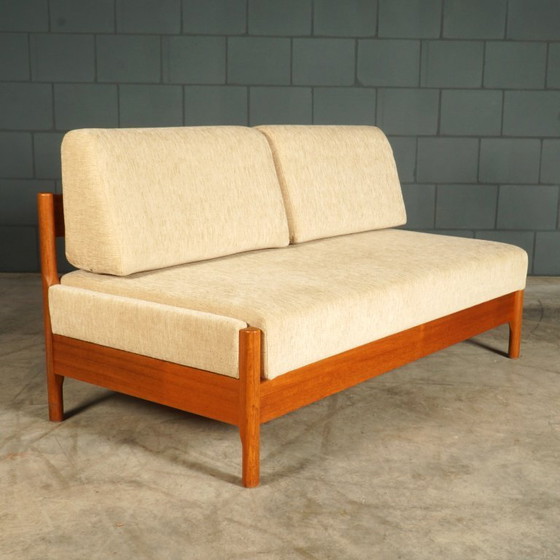 Image 1 of Ensemble de bancs pliants danois – Den Blaa Fabrik – 1960