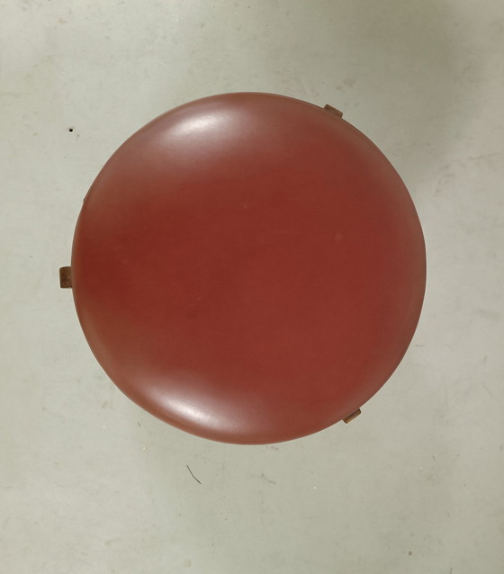 Image 1 of Sven Ellekaer for Christian Linneberg Danish tripod leather stool 