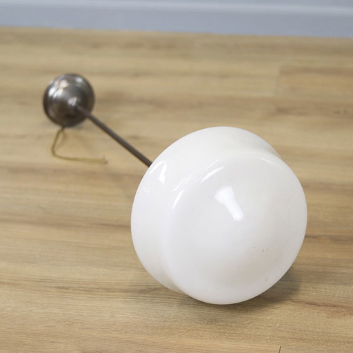 Lámpara colgante Art Déco de opalina