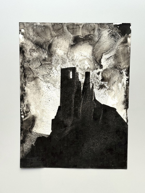 Image 1 of Eugene Eechaut (1928-2019) - Noire Reverie (1980) 4 Kunstwerke