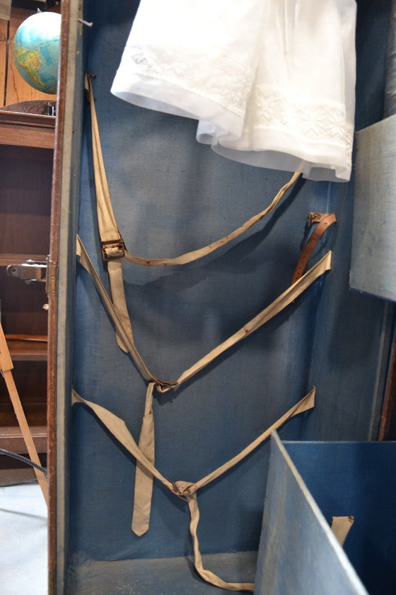 Image 1 of Alter antiker Reisekoffer – Kabinenkoffer – Original