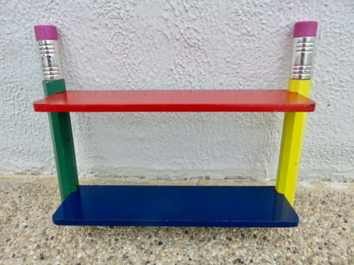 Mensola a matita disegnata da Pierre Sala, 1980