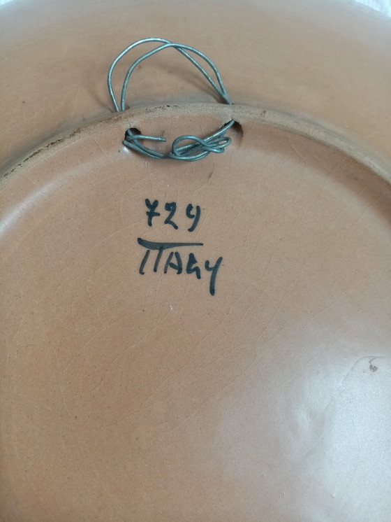 Image 1 of Italienischer Wanddeko-Teller Fratelli Fanciullaci 1960 (31cm)