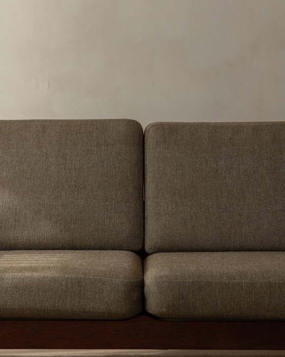 Image 1 of Canapé deux places Senator vintage par Ole Wanscher pour Cado | Structure en teck danois | Revêtement d'origine | Années 1960