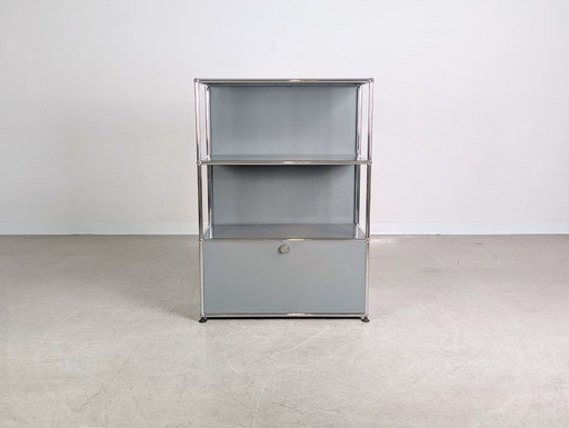 Credenza USM Haller Cassettiera di design Fritz Haller 3x1 grigio medio