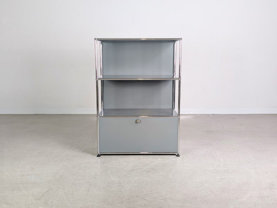 Image 1 of Credenza USM Haller Cassettiera di design Fritz Haller 3x1 grigio medio