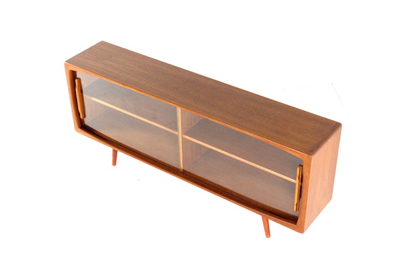 Image 1 of Credenza Dyrlund Vitrine Credenza 'Simested' vintage
