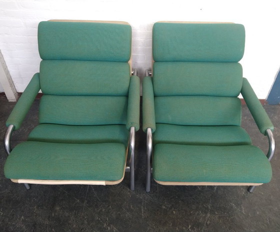 Image 1 of 2x Design-Stuhl von Gelderland von Jan des Bouvrie 1969.