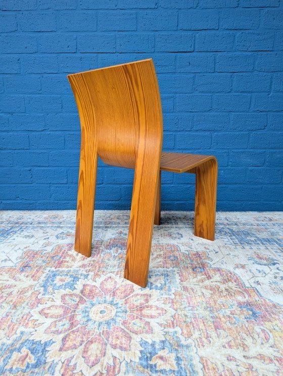 Image 1 of 4x Chaises à bandes vintage, Gijs Bakker pour Castelijn, 1970
