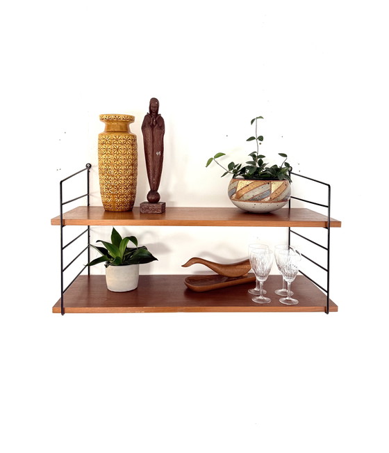 Image 1 of Appendiabiti da parete vintage in teak anni '60