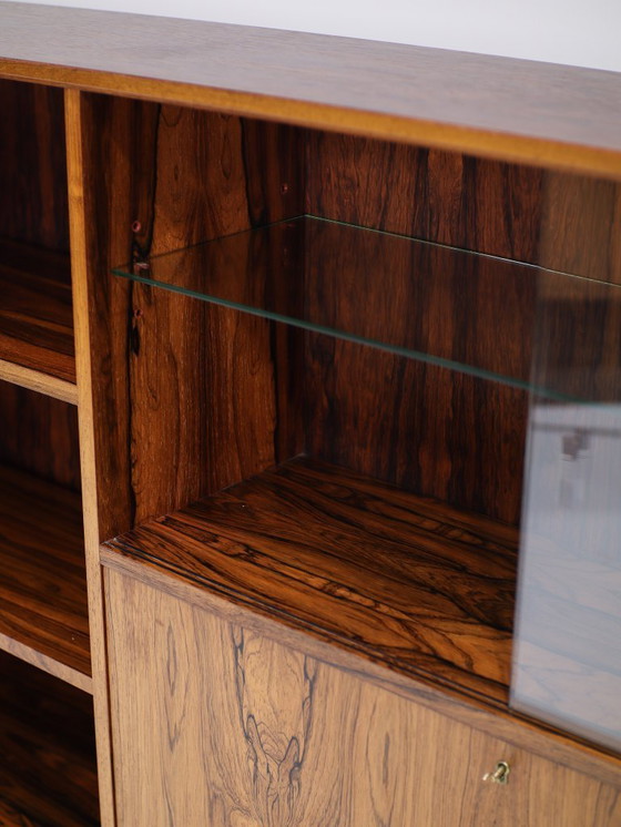 Image 1 of Palissander boekenkast wandkast vintage Deens