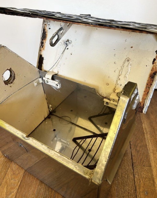 Antique hand-made mailboxes