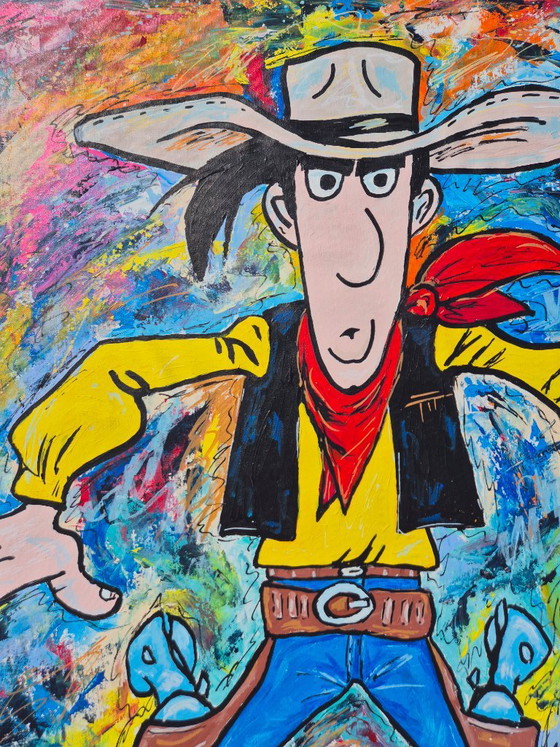 Lucky Luke vs Color Storm – Paintings & Drawings, Canvas (photo 8 of 16)
