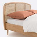 Letto La Redoute Intérieurs Buisseau 160x200 — Rovere e rattan