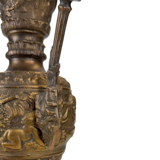 Brocca in Bronzo Bacco con Putti, Stile XIX Secolo – Classica Brocca Ornamentale Europea (photo 9 of 13)