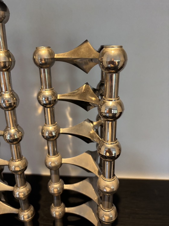 Image 1 of 13 Originele Stoff Nagel S22 Kandelaars Zilver