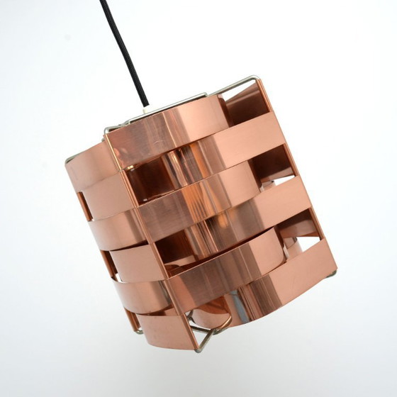Image 1 of Copper Mars lamp, designed by Max Sauze, France 1970s