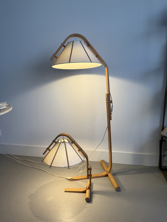 Image 1 of Set Jan Wickelgren Lampen Tischlampe und Stehlampe
