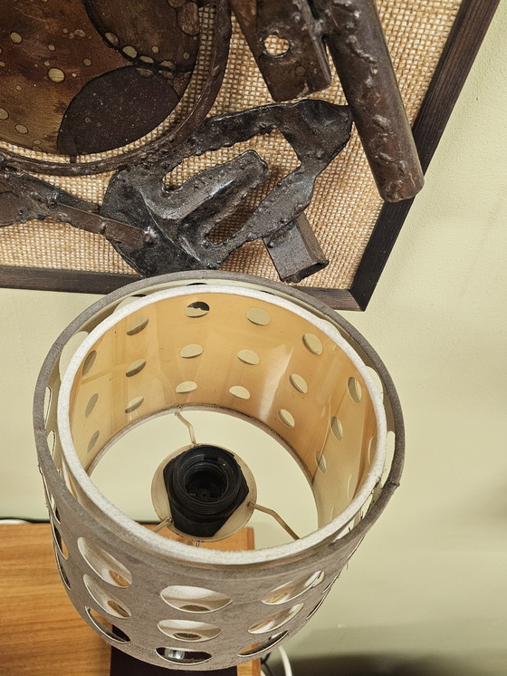 Image 1 of Vintage Tafellamp Bureaulamp Lamp Rondingen Rond