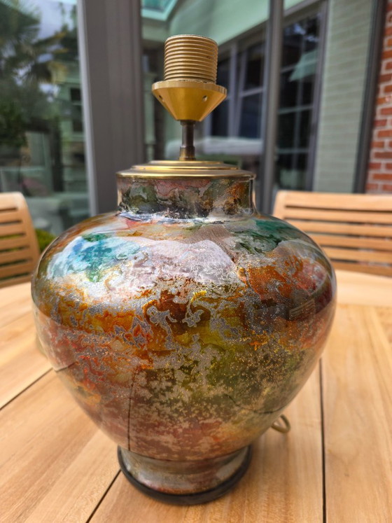 Image 1 of Vintage Lacquer Line Model Sultan Lamp Base