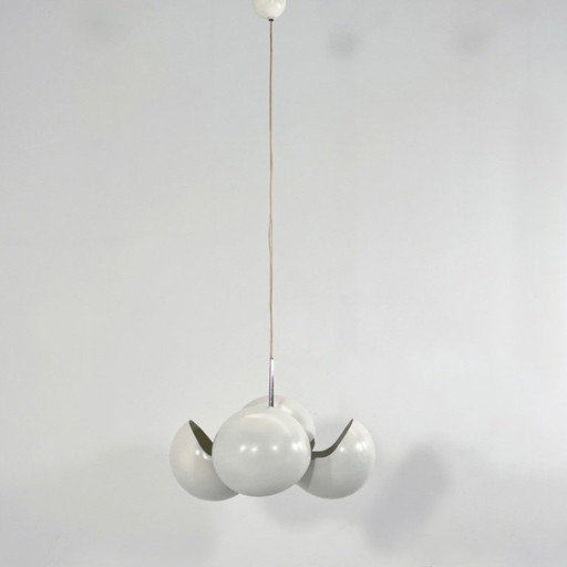 Dafne hanglamp in glasvezel van Olaf Von Bohr voor Valenti, jaren 70