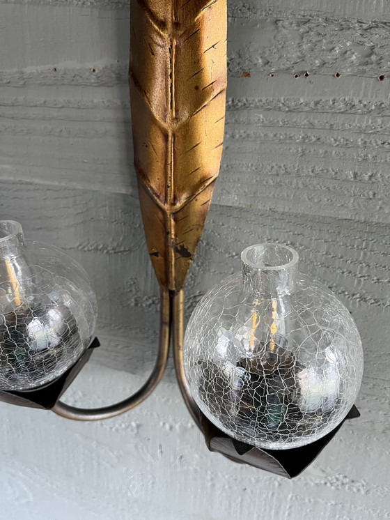 Image 1 of Vintage Hollywood Regency wall lamp