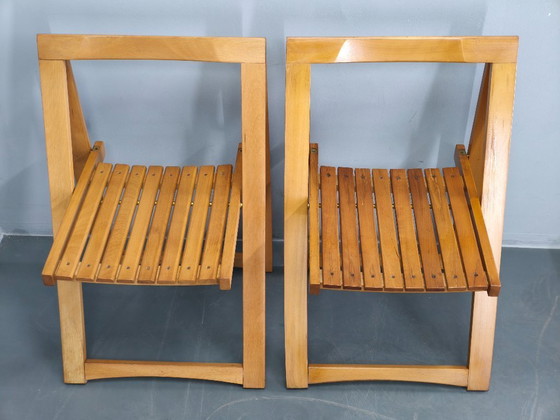 Image 1 of Ensemble de 4 chaises pliantes Trieste d'Aldo Jacober pour Alberto Bazzani