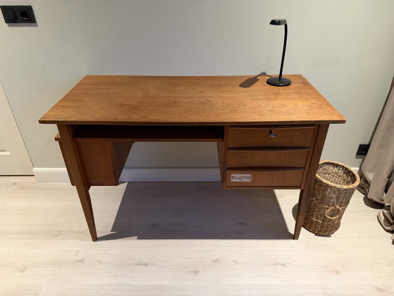 Vintage Wooden Desk / Writing Desk / Retro Desk (photo 2 of 10)