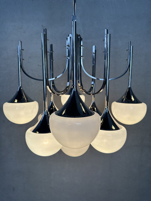 Vintage 'trumpet chandelier' - Boulanger