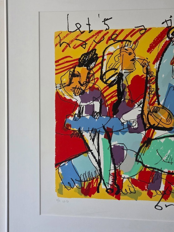 Image 1 of Herman Brood - Let's have a party - E/A 28/50 - Hand signed