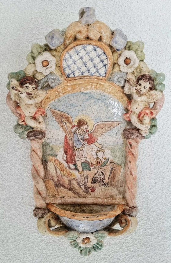 Image 1 of Pila bautismal de agua bendita de San Miguel