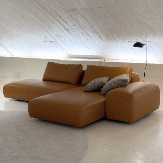 Image 1 of Bold leren chaise longue van Indera