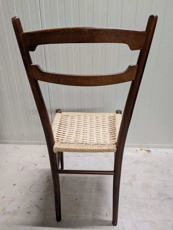 2 vintage kitchen chairs – Dining chairs, Textile, Wood (photo 7 of 15)