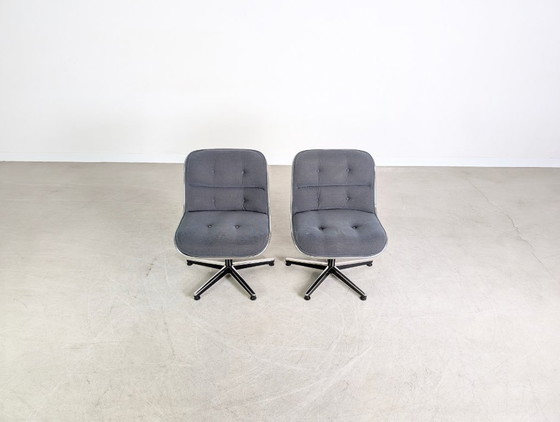 Image 1 of Ensemble de 2 fauteuils de direction Charles Pollock, Knoll International