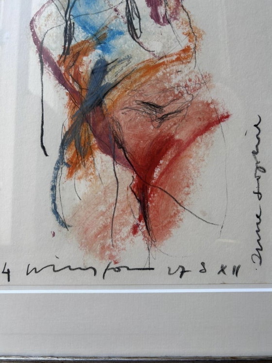 Image 1 of 🎨 Winston Huisman – Set of 2 original, signed artworks (framed)