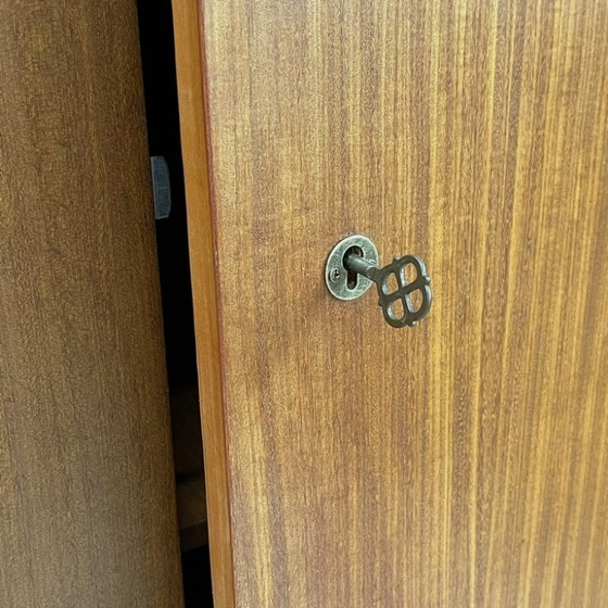 Image 1 of Vintage midcentury sixties wardrobe, detachable hanging and shelving.