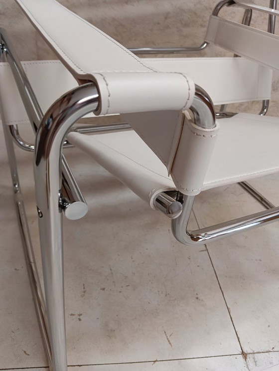 KNOLL Studio Poltrona WASSILY B3 NUOVA, in Cuoio Bianco – Poltrone, Leather (photo 5 of 83)