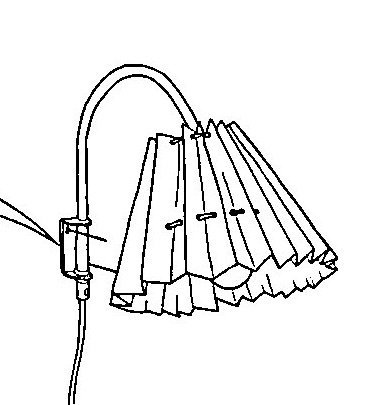 Rare vintage IKEA Allsång wall lamp in OVP 1990s