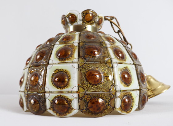 Image 1 of Brutalist ceiling lamp/ceiling light by Felipe Delfinger for Feders, 1970s