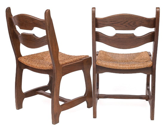 Set di 6 sedie di Guillerme e Chamberron – Guillerme et Chambron, Sedie da pranzo, Wood, Vintage (photo 5 of 10)